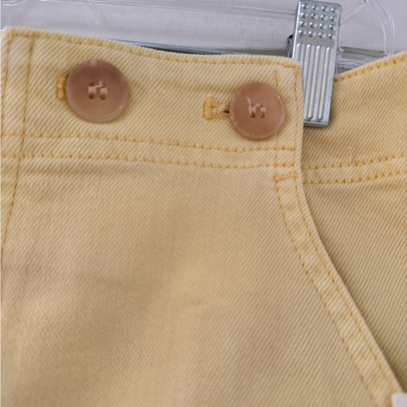 Anthropologie The Kit Regenerative Cotton Shorts by Pilcro Yellow Butter - Picture 9 of 16